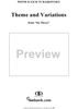 Six Pieces. No. 6. Thema and Variations in F major (F-dur)