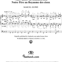 Our Father in Heaven, from "Seventy-Nine Chorales", Op. 28, No. 67