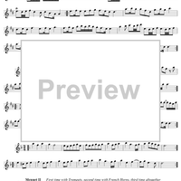 Music for the Royal Fireworks - Oboe 1/Violin 1