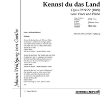 Mignon: Kennst Du das Land wo die Zitronen blühn Op.79 No.29