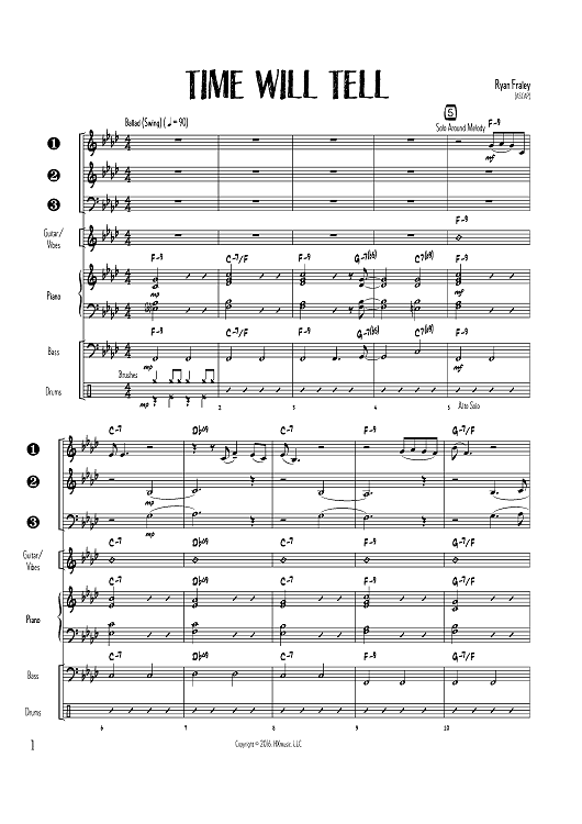 Time Will Tell - Score