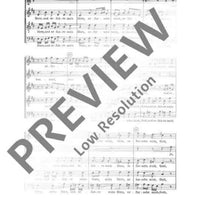 Vier Motetten der Bachschule - Choral Score