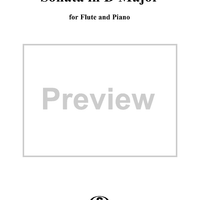 Sonata in D Major, Op. 91, No. 1 - Piano Score