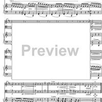 Trio Pathetique - Score