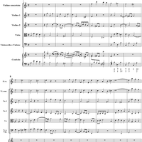 Triple Concerto in A Minor, Movement 3 (BWV1044) - Score