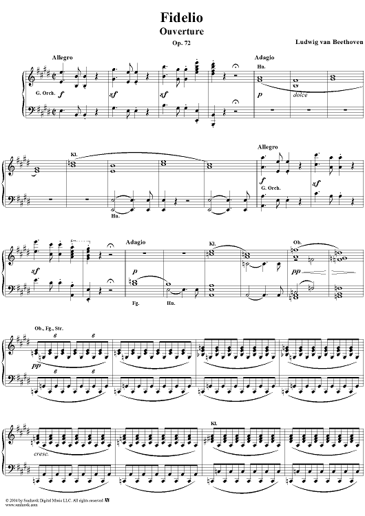 Fidelio, Op. 72, Ouvertüre