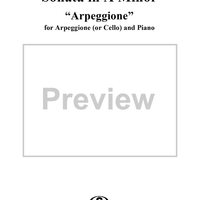 Sonata in A minor "Arpeggione" - Viola