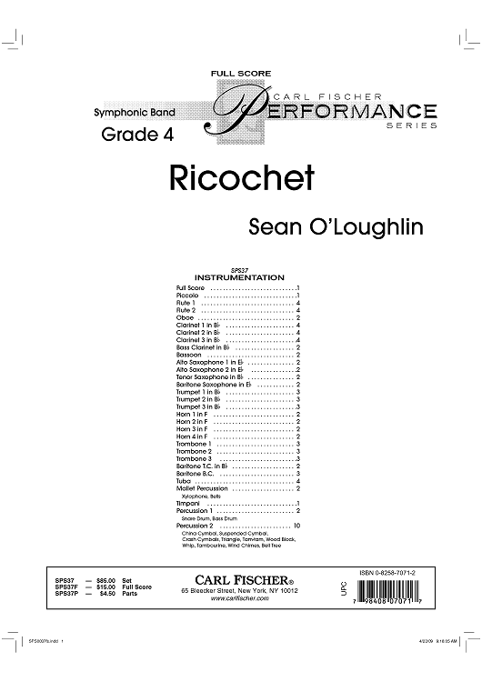 Ricochet - Score