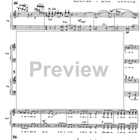 "Come un nastro di porpora..." - Piano Score