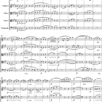 String Quintet No. 1 in A Major, Op. 18 - Score