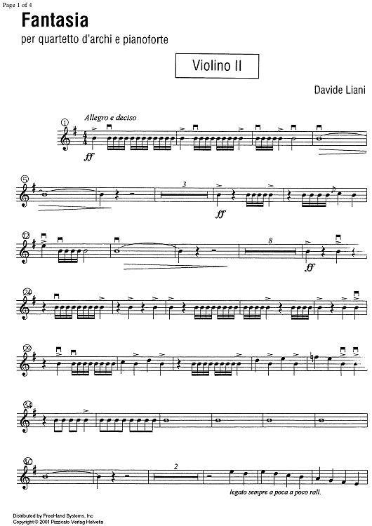 Fantasia - Violin 2
