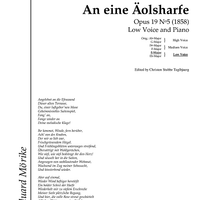 An eine Äolsharfe Op.19 No. 5