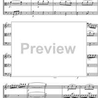 String Trio Bb Major D581B - Score