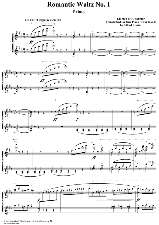 Romantic Waltz No. 1