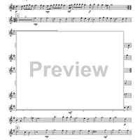 Fünffstimmigter blasender Music - B-flat Trumpet 1