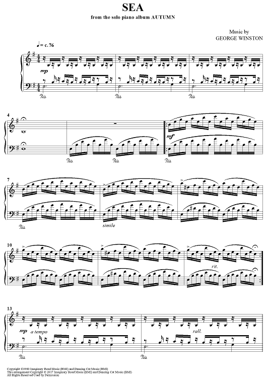 【希少】e Winston Autumn Piano Solos 楽譜 希少】e Winston Autumn Piano Solos 楽譜 希少】e Winston