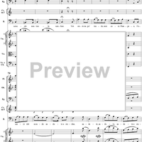 "Un bacio di mano", arietta, K541 - Full Score