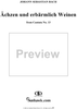 "Ächzen und erbärmlich Weinen", Aria, No. 5 from Cantata No. 13: "Meine Seufzer, meine Tränen" - Bass