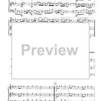 Bourree, La Rejouissance & Menuet from The Fireworks Music - Score