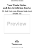 Chorale Preludes, Part II, Vom Worte Gottes und der christlichen Kirche, 21. Ach Gott, vom Himmel sieh darein (Psalm 12)