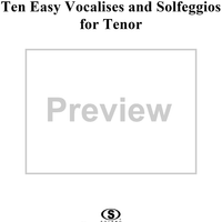 Ten Easy Vocalises and Solfeggios for Tenor, Op. 47