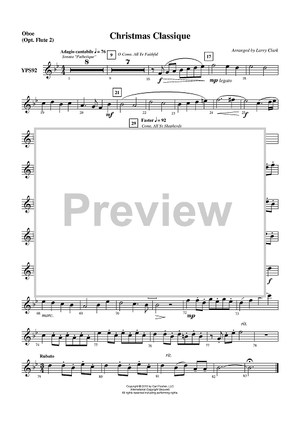 Christmas Classique - Oboe (Opt. Flute 2)