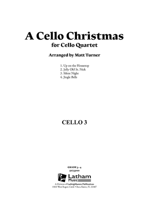 A Cello Christmas for Cello Quartet - Cello 3