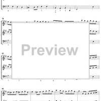 Suite in E Minor Op. 1, No. 6 - Score