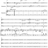 Piano Quartet No. 1 in C Minor, Op. 1 - Piano/Score