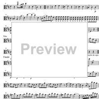 Divertimento No. 7 D Major KV205 - Viola