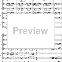 String Octet, Op. 20, Movement 1 - Score