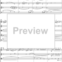 Quintet in C Major, Movement 4 - Score