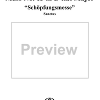 Mass No. 13 in B-flat Major: No. 4, Sanctus