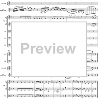 Clarinet Concerto in A Major, K622 - Movement 2 - Full Score