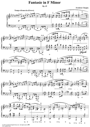 Fantasie in F Minor, Op. 49