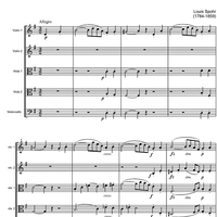 String Quintet G Major Op.33 - Score