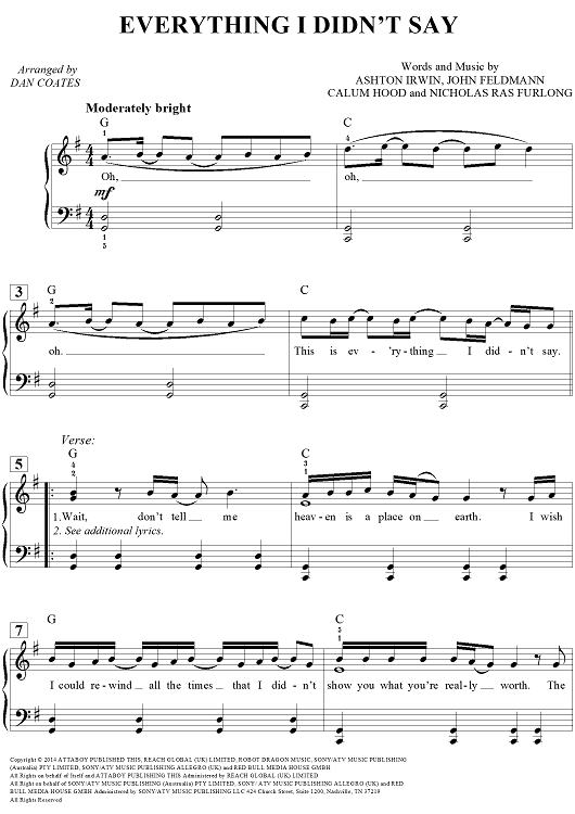 Everything I Didn't Say