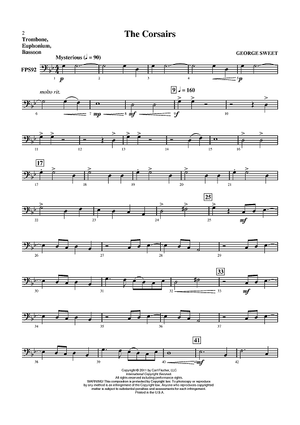 The Corsairs - Trombone/Euphonium BC/Bassoon