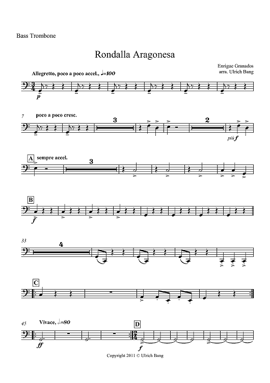 Rondalla Aragonesa - Bass Trombone