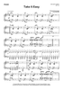 Take It Easy - Piano