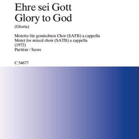 Glory to God (Gloria) - Choral Score