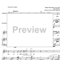 Der Nussbaum Op.25 No. 3