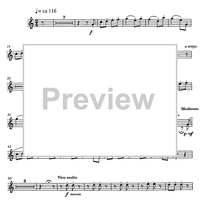 6 rätoromancische Volkslieder Op.76a - Violin 1