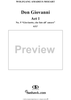 "Giovinette, che fate all' amore", No. 5 from "Don Giovanni", Act 1, K527 - Full Score