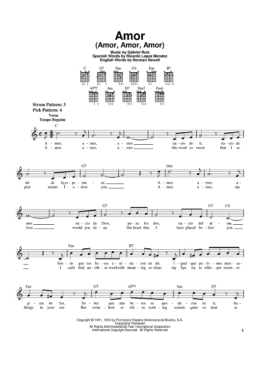 Amor (Amor, Amor, Amor)