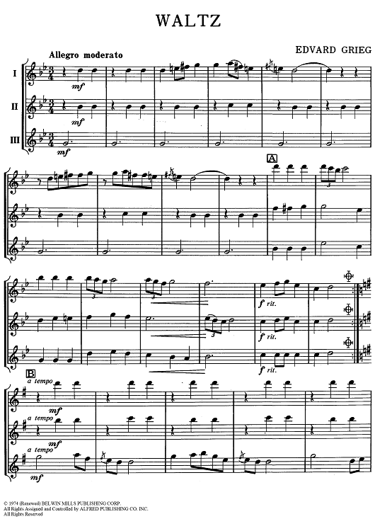 Waltz - Flute / Piccolo
