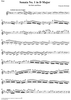Sonata No. 1 in D major - Flute
