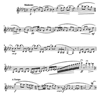 Pièce lente - Clarinet in B-flat