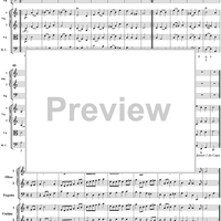 Orchestral Suite No. 1 in C Major - Score