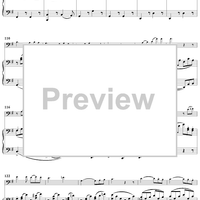 String Bass Sonata - Piano Score